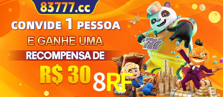 Banner institucional da 8RF sobre parceria de marcas e criação de uma marca de excelência, apresentando os mascotes de jogos populares como o Fortune Tiger.